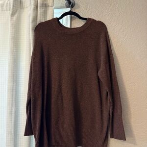 a new day Deep Brown Knit Pullover